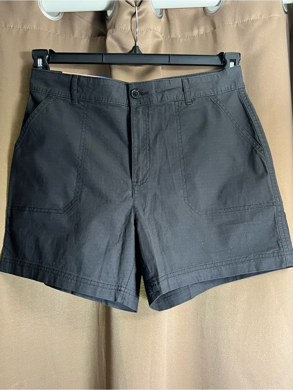 Eddie Bauer Black and blue Utility Shorts